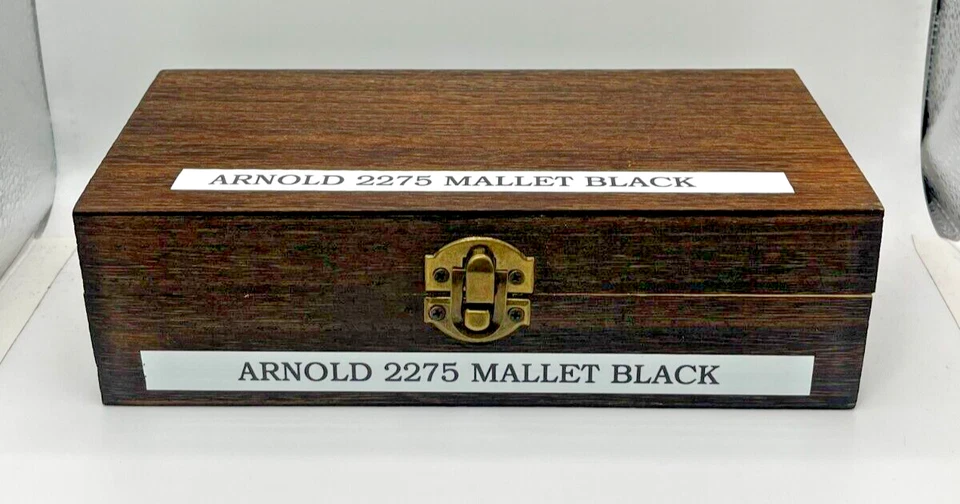 N Scale Arnold 2275 Mallet Black Locomotive Custom Wood Case - Image 3 of 4