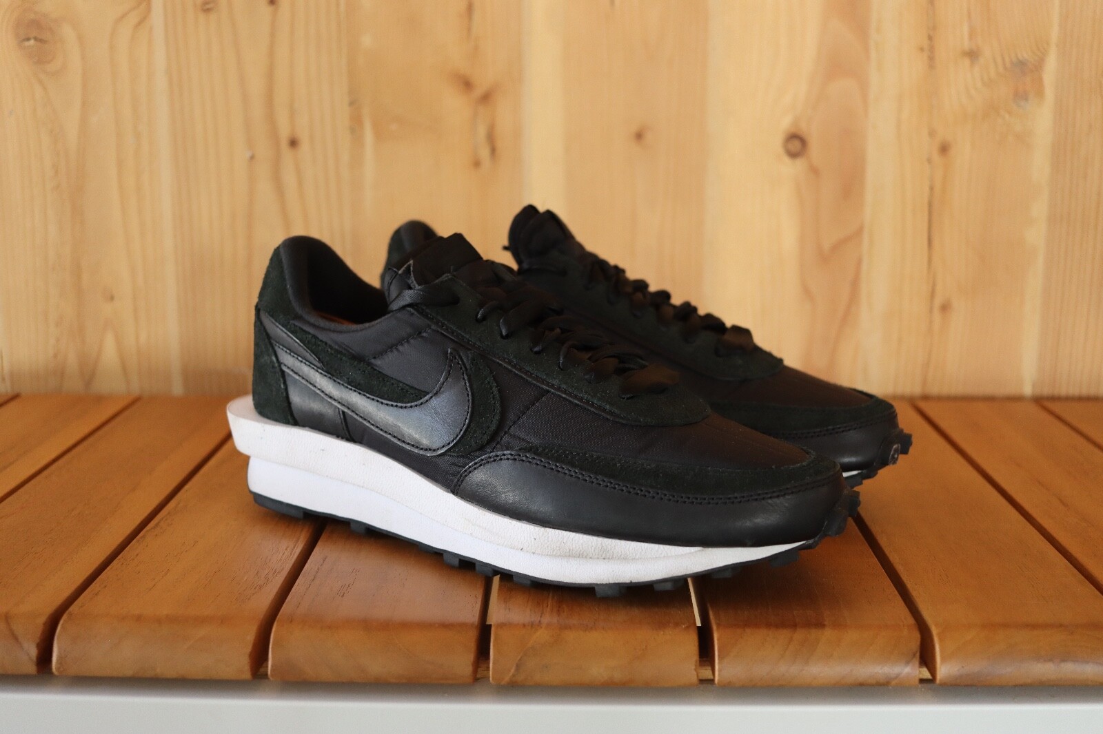 SACAI X NIKE sacai x LD Waffle 'Nylon Nero' Uomo Taglia 11 Us intime ottimeioni condizioni