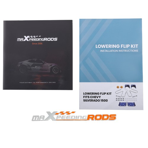 6" Rear Drop Flip Kit for Chevrolet C1500 Silverado Standard Cab Pickup 1988-98 - Foto 6 di 12