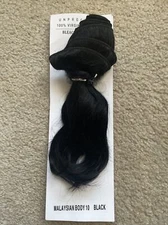 Laflare Malaysian 10” Body Wave 100% Unprocessed Human Hair  - Black