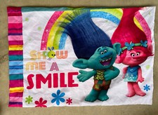 Trolls Show Me A Smile Movie Kids Standard Pillowcase DreamWorks A7
