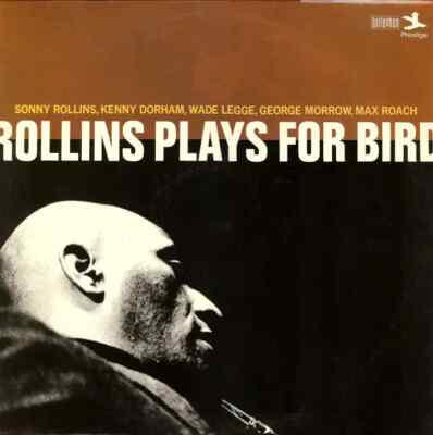 Sonny Rollins Rollins Plays For Bird NEAR MINT Bellaphon Vinyl LP