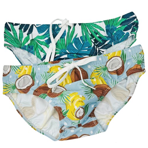 Hombres Calzoncillos de Natación Traje de Baño Bikini Bañador Cordón Almohadilla Frontal Pene Copa - Imagen 15 de 19