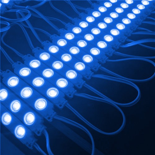 100X LED Module - Blue - Werbebeleuchtung Showcases Injection Advertisement 12V