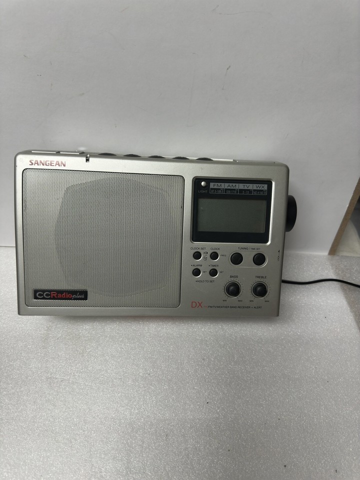 Vintage SANGEAN CC Radio Plus DX AM/FM/TV/Weather Band