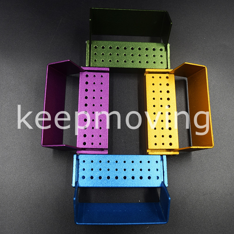 10x ALUMINIUM Dental FG RA Burs Holder Block Disinfection Box Autoclave 30 Holes 10x ALUMINIUM Dental FG RA Burs Holder Block Disinfection Box Autoclave 30 Holes