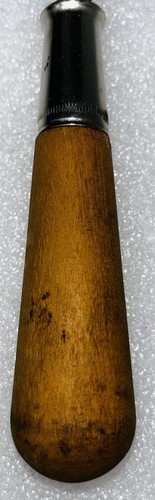 Vintage 10” Triangle File With Wood Handle - Picture 3 of 3