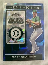 Matt Chapman 2020 Panini Chronicles Contenders Optic Blue Cracked Ice /99 #20 🔥