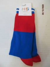 HS by Happy Socks Mens 8-12 Socks, Red White Blue