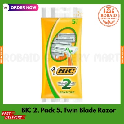 BIC 2, 5er Pack, Doppelklingenrasierer