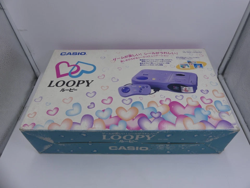 Sistema de consola de juegos japonés CASIO Loopy SV-100 retro juegos años 80 Foto 3 de 4