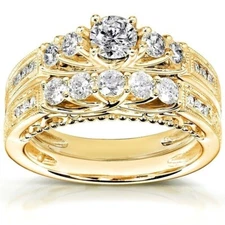 Stainless Zirconia CZ Promise Ring Couple Wedding Band Gift Couples 5-12