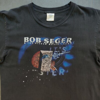 Vintage Bob Seger Silver Bullet Band Mystery Tour Distressed Shirt