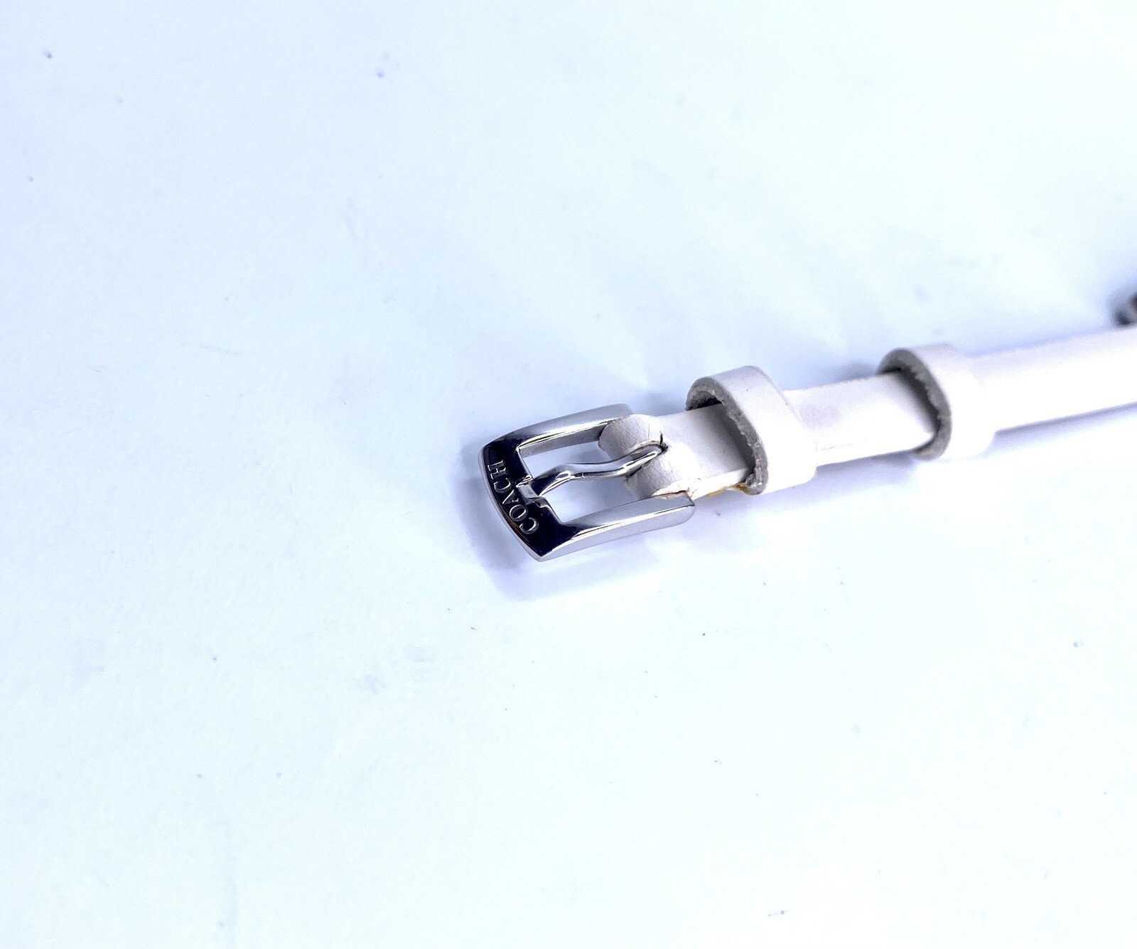 Coach Womens Silver Rectangular Swiss Quartz Watc… - image 9