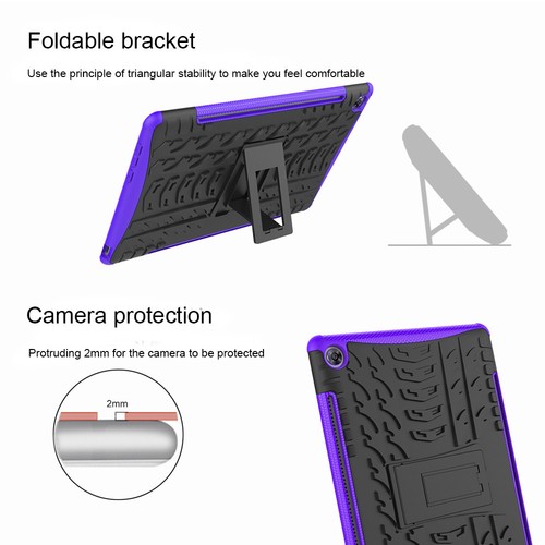 Funda protectora con soporte de armadura para Huawei MediaPad M5 10 / M5 10 Pro (10.8") - Imagen 39 de 41