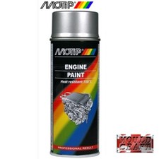 Motip Aluminium Silver Car XHT Engine Spray Paint Heat Resistant Lacquer