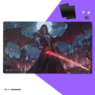 Vampire Playmat | 24''x14'' Magic the Gathering Commander MTG Player Card Mat EDH