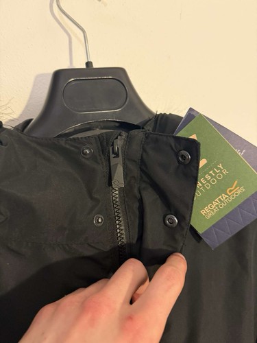Regatta Great Outdoors Coat Salinger 111 Black Uk 3XL New + Tags fur coat - Picture 3 of 16