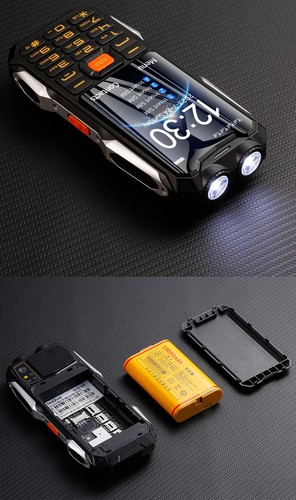 GSM 2G Mobile Phones 4 SIM Cards Rugged Outdoor Big Battery Louder For Elderly - 第 23/25 張圖片