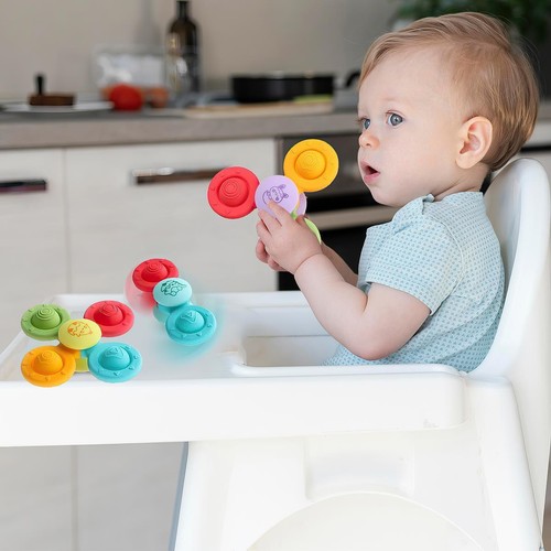 Ventouse toupie jouets Montessori jouets éducatifs sensoriels jeu jouet d'apprentissage - Photo 5/8
