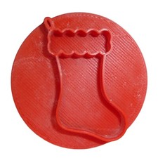 CHRISTMAS STOCKING COOKIE STAMP EMBOSSER MADE IN USA PR5559