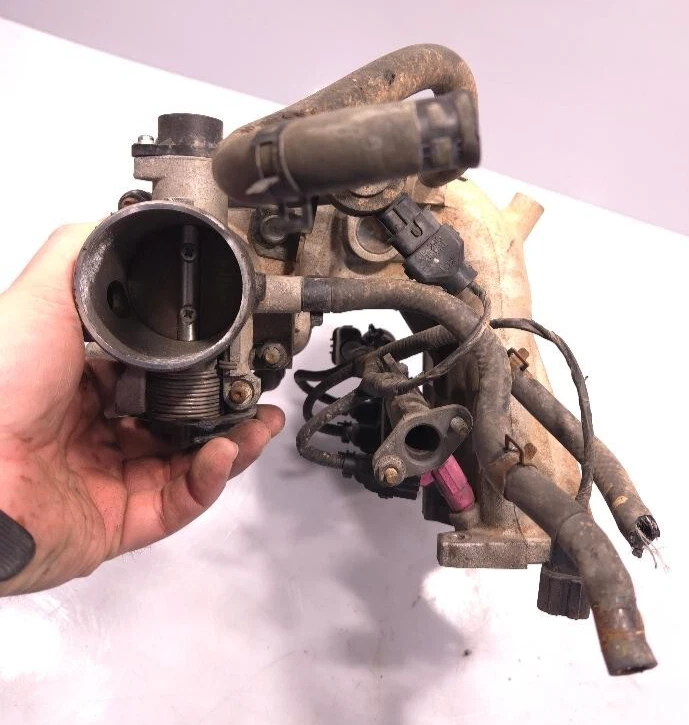 KIA RIO 2006-2011 colector de admisión de aire superior con cuerpo de acelerador pieza original OEM Foto 3 de 4