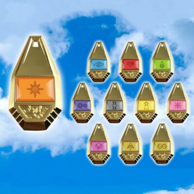 Digimon Adventure Tag and Emblem Crest Courage Badge Necklace Pendant