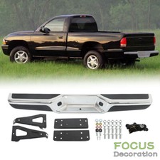 Rear Step Bumper Assembly Chrome Steel Fit For Dakota 1997-2004 Ch1103103