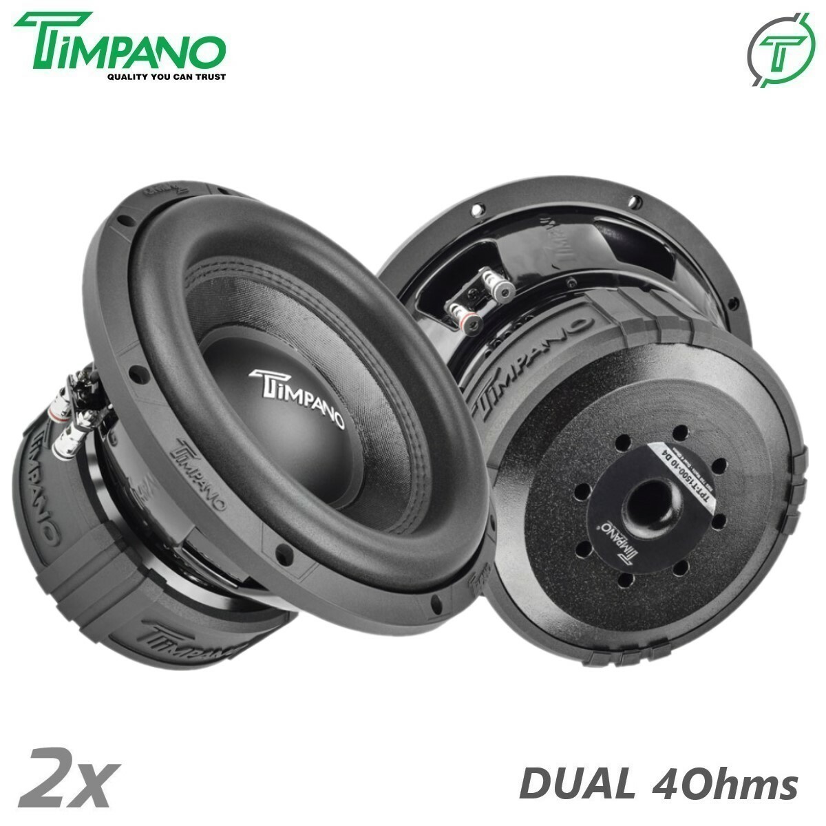 3000 Watts Bundle - 2x Timpano 10