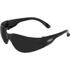 Rider Wrap Around Safety Glasses Super Dark Shatterproof Lens by Global Vision