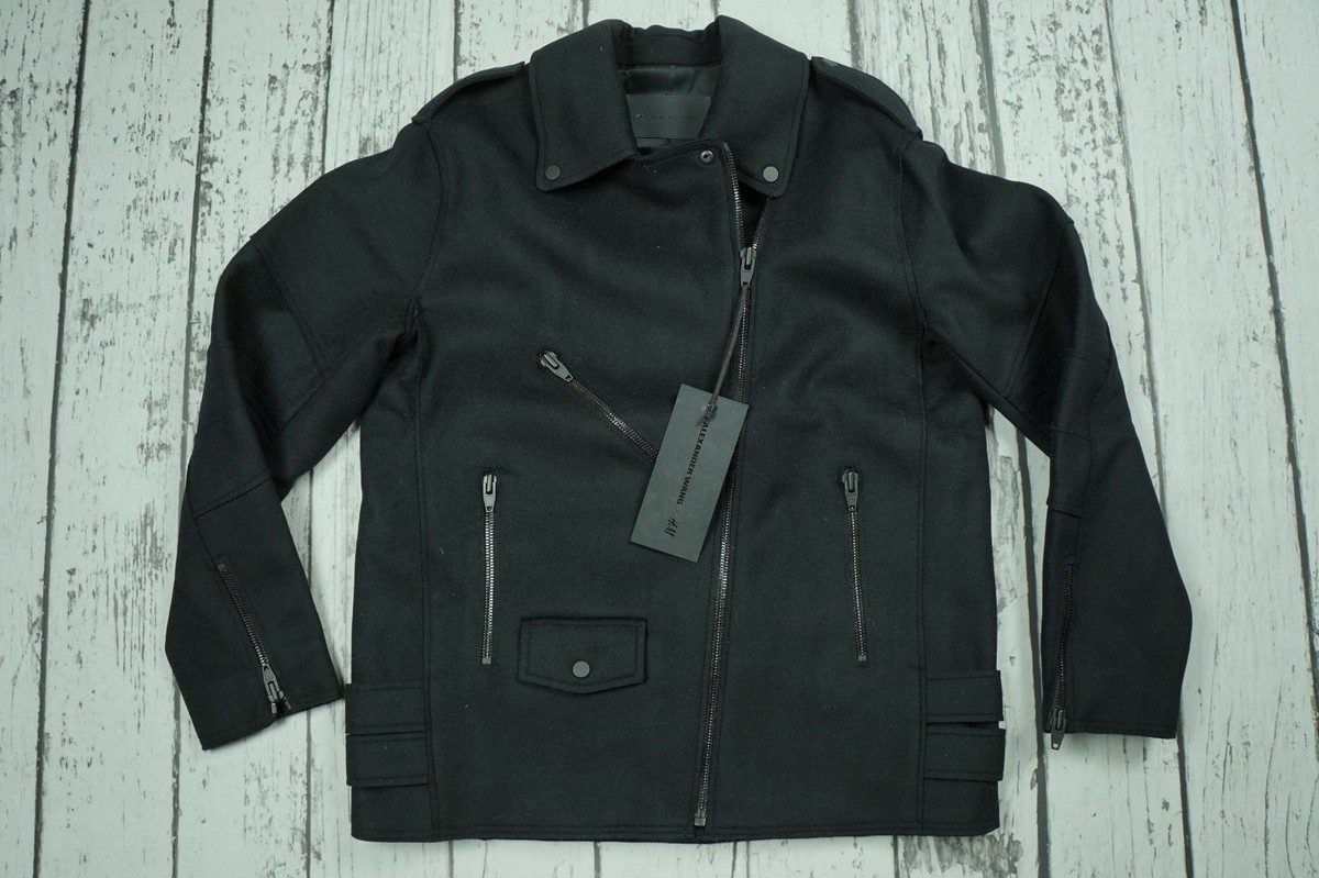 Alexander Wang Oversized Moto Jacket In Buttery Leather in Black Alexander Wang Oversized Moto Jacket In Buttery Leather in Black