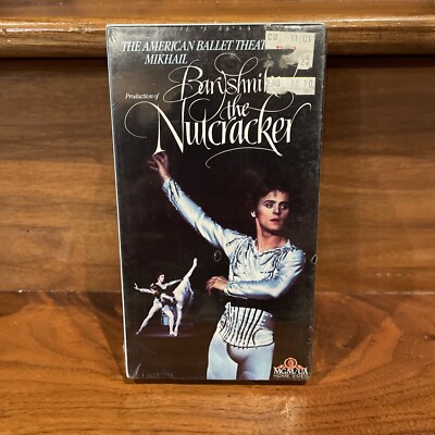 THE NUTCRACKER rare Ballet Sealed!! vhs MIKHAIL BARYSHNIKOV 1977, Christmas