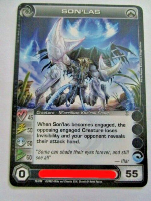 Chaotic Son'Las LP Common Creature Used Code!