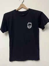 Spitfire Skateboard T Shirt Adult Small Skateboarding Wheels Promo Double Sided 