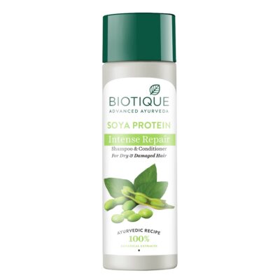 Biotique Soya Protein Shampoo And Conditioner For Dry And Damaged Hair 190ml
