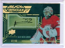 2022-23 Upper Deck SPX Black Obsidian ALEX NEDELJKOVIC Gold AUTO Autograph /49