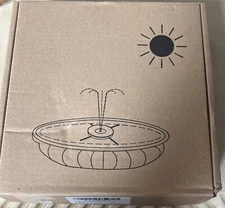 Solar Fountain  Powered Water Pump Floating Outdoor Pond Garden Pool 🌻✨🌟✨🌟✨