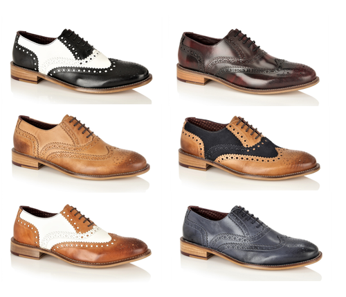 London Brogues Gatsby Mens Leather 