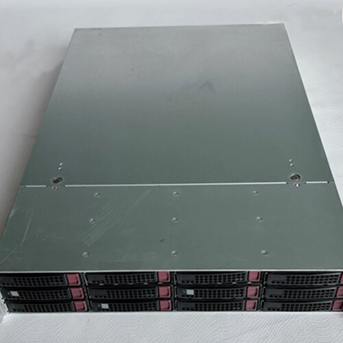 Supermicro H11SSW-NT Server /12X3.5"(4XNVME)/EPYC 7542 32Core/8X32G 3200MHz - Picture 1 of 2