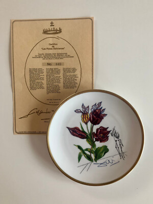 Salvador Dali Sammelteller Las Flores Dalinianas Berlin limit Zertifikat Motiv 6