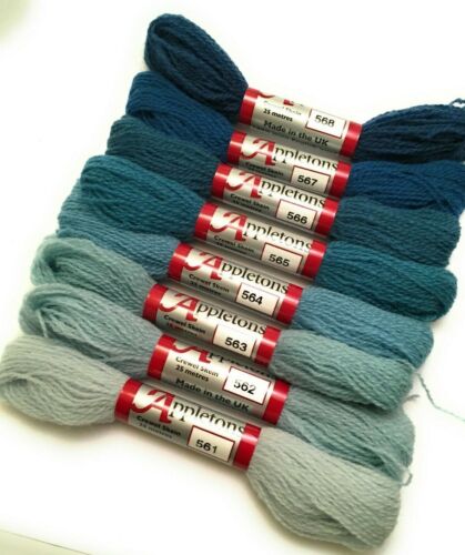 Sets of Appletons Wool Skeins Colour Range - Tapestry 4ply & Crewel 2ply yarn - Picture 229 of 499