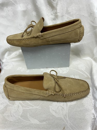 NEU-Zara-Herren-Hellbraun Wildleder Ortholite Tasseled Halbschuhe Fahren Schuhe Größe 11-Portug - Bild 3 von 12