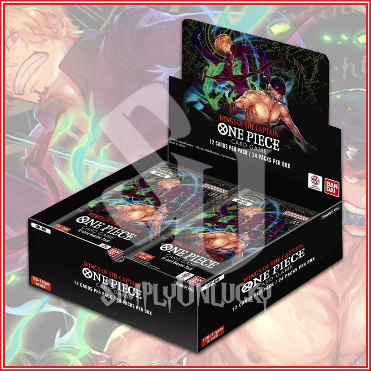 ONE PIECE ENGLISH TCG: WINGS OF THE CAPTAIN (OP06) Booster Box
