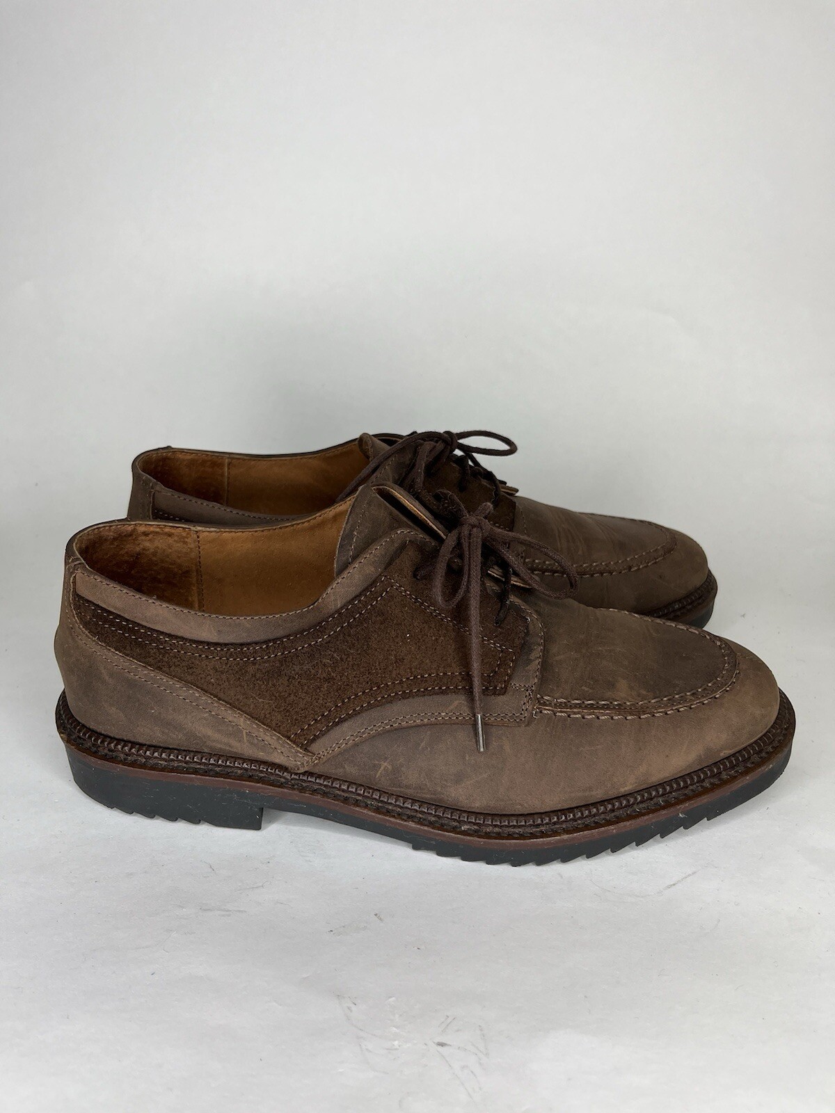 SAOLA Fred Segal Feet Oxford scarpe eleganti stringate casual da uomo taglia 8 pelle marrone