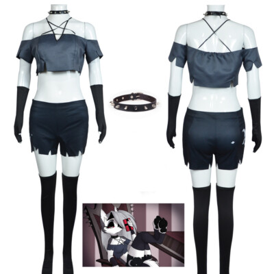 Cosplay Helluva Boss Loona Kostüm Halloween Anzüge Maskerade Full Set Outfits