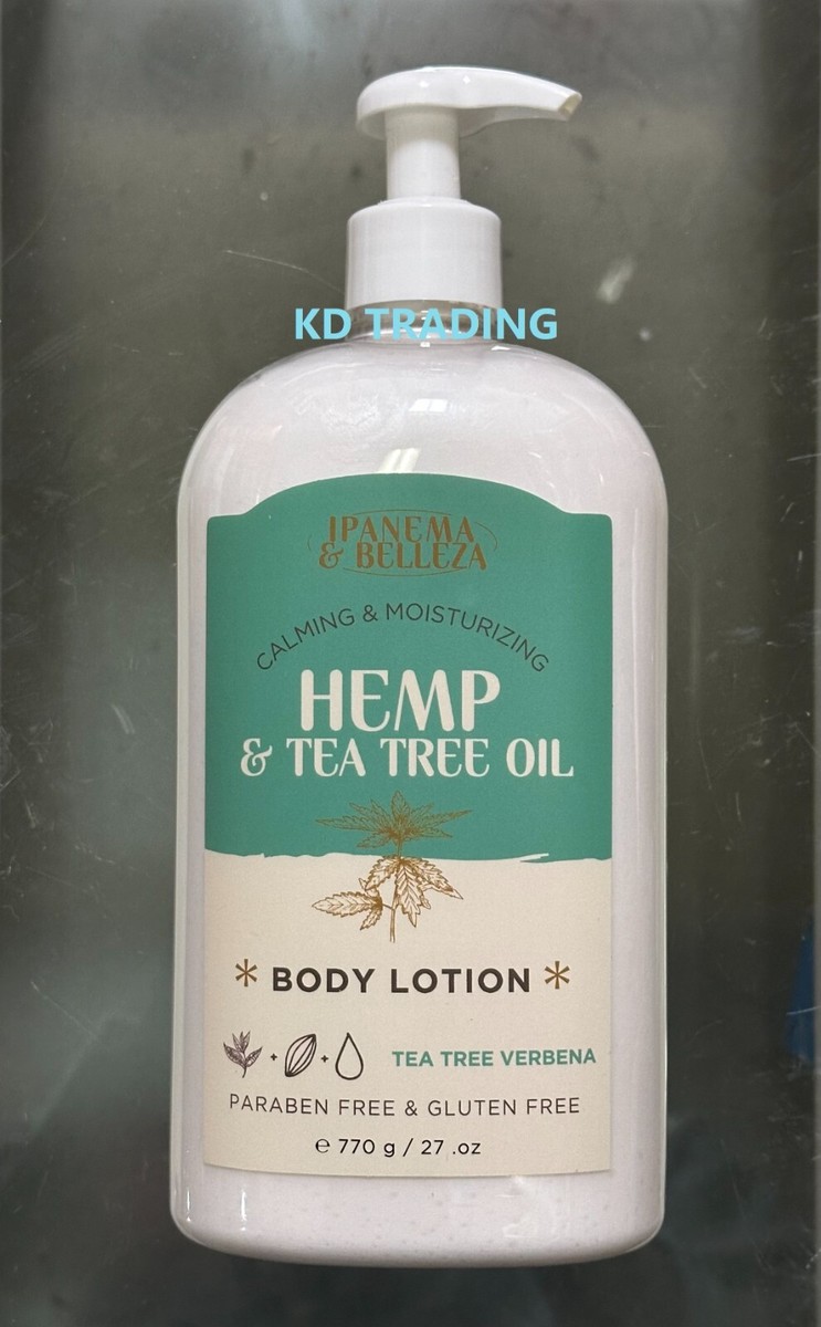 IPANEMA & BELLEZA Calm Moisturizing HEMP TEA TREE VERBENA Goat