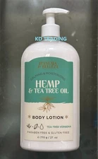 IPANEMA & BELLEZA Calm Moisturizing HEMP TEA TREE VERBENA Goat Milk BODY LOTION