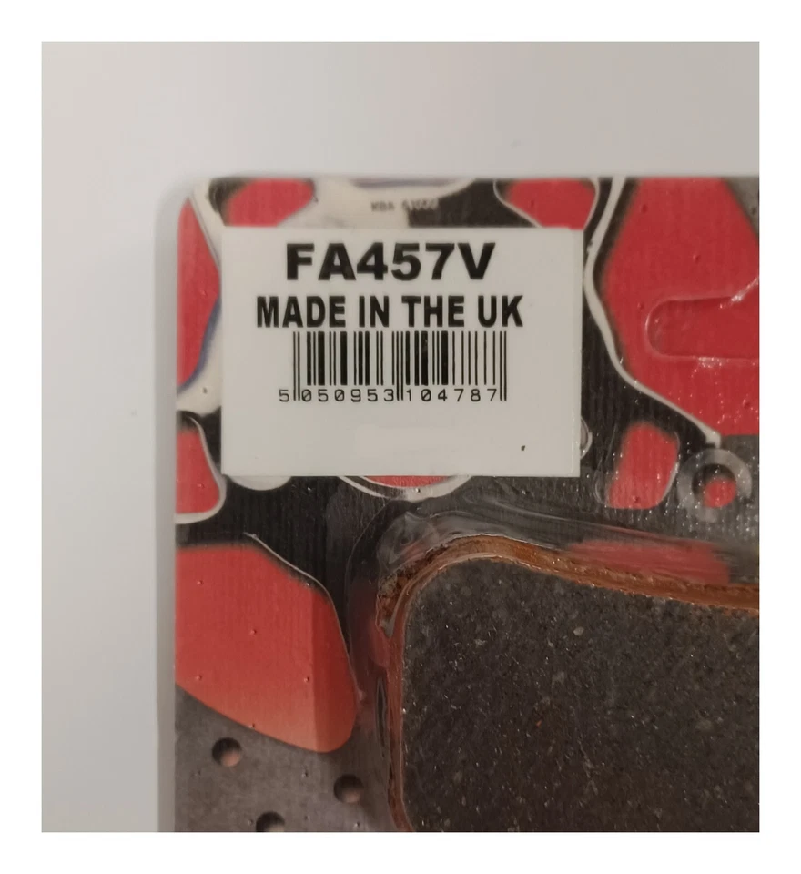 Pastilhas de freio a disco EBC V-Pad frontais compatíveis com HARLEY DAVIDSON WIDE GLIDE (2008 a 2020) - Imagem 3 de 4