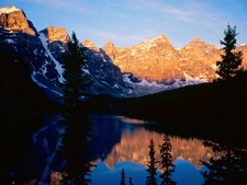 Landscape canada nature mountains Custom Gaming Mat Desk