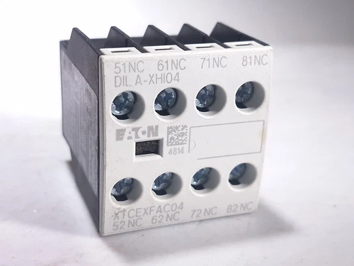 EATON MOELLER DILA-XHI04 AUXLIARY CONTACT 4P 4NC XTCEXFAC04 276424